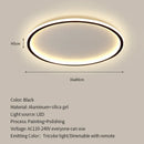 Axyaa LED Ceiling Lamp: Modern Ultrathin Light for Living Room, Bedroom, Study, Balcony