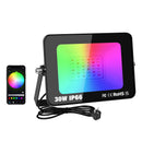 Axyaa RGB Smart Floodlight: 16 Million Colors, Adjustable, Wireless Connectivity