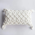 Axyaa Boho Cotton Cushion Cover: Diamond Tufted, 45x45cm Perfect for Home Décor