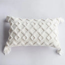 Axyaa Boho Cotton Cushion Cover: Diamond Tufted, 45x45cm Perfect for Home Décor