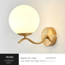 Axyaa Glass Wall Lamp: Modern Nordic Design for Living, Bedroom, Kitchen