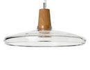 Axyaa Solid Wood Art Glass Pendant Chandelier for Home Decor