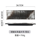 Axyaa Sushi & Sashimi Rectangular Plate - Western Dessert Plate