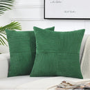 Axyaa Soft Velvet Orange Throw Pillow Covers for Couch Sofa Bed Living Room