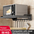 Axyaa Perforated Oven Holder Shelf Bracket for Kitchen Organization