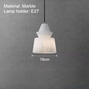 Alabaster Stone Wall Sconce by Axyaa - Elegant Spanish Marble Light for Home Decor