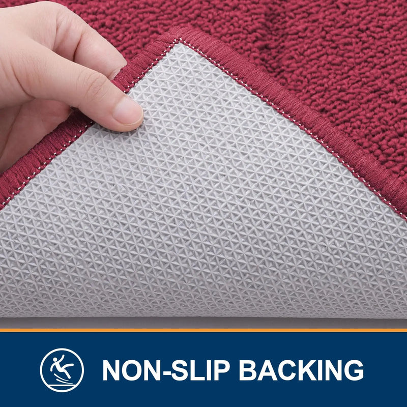 Axyaa Front Entry Indoor Doormat - Washable Non-Slip Absorbent Resist Dirt Mat