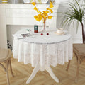 Axyaa White Lace Tablecloth for Wedding Decor and Events