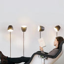 Adjustable Indoor Wall Lamp with E14 Light Source Plug Switch by Axyaa