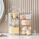 Axyaa Acrylic Makeup Organizer with Push-Lift Feature