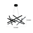 Axyaa LED Chandelier Dimming Ceiling Light for Modern Home Decor