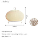 Axyaa Modern Spanish Designer Knit Fabric Cocoon Pendant Lamp