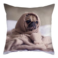 Axyaa Cat Dog Pet Polyester Pillow Cover Cushion Cover Home Sofa Decor 45x45cm