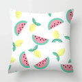 Axyaa Tropical Fruits Cushion Cover Watermelon Pineapple Decorative Pillow Case