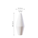 Axyaa Handmade Zen Ceramic Art Vase, Black and White Decoration