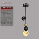 Axyaa Long Rod Marble Wall Lamp for Postmodern Indoor Lighting