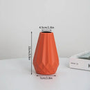 Axyaa Diamond Flower Vase Imitation Ceramic Plastic Nordic Style Living Room Decor