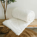 Axyaa Australian Wool Comforter, Mid-Weight Duvet Insert, Organic Cotton Shell, Machine Washable