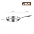 Axyaa Stainless Steel Non Stick Frying Pan for Gas Stove and Induction Cooker
