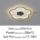 Axyaa Flower Ceiling Light White Black Blue Indoor Lighting Fixture
