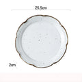 Axyaa Ceramic Shallow Plate Set for Stylish Dining Experience