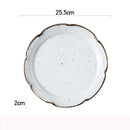 Axyaa Ceramic Shallow Plate Set for Stylish Dining Experience