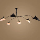 Axyaa Nordic Industrial Chandelier - Modern Pendant Lighting for Living Room, Kitchen, Bar