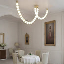 Axyaa Modern LED Chandelier for Dining Room & Living Room