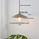 Axyaa Retro Iron LED Pendant Lights for Home Decor - Knob Switch Lamparas