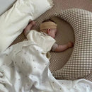 Axyaa Plaid Moon Pillow: Comfortable Newborn and Children's Waist Pillow