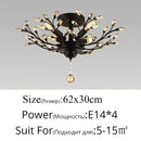 Axyaa Retro Crystal Candle Chandelier for Elegant Home Lighting