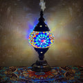 Axyaa Turkish Mosaic Table Lamp: Handcrafted Vintage Art Deco Bedside Light
