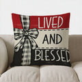 Axyaa Colorful Heart Patterns Throw Pillow Cover for Sofa, Bedroom, Car