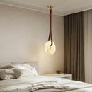 Axyaa Modern Marble LED Pendant Light: Designer Luxury Nordic Minimalist Ceiling Fixture