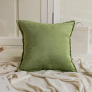 Axyaa French Chenille Sofa Pillow Cover for Living Room Decoration