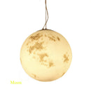 Axyaa Kids Moonlight Chandelier: LED Globe Fixture for Children's Nursery Room