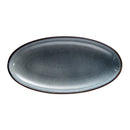 Axya Large Oval Ceramic Fish Plate – High-End Commercial Serving Platter