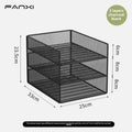Axyaa Desktop Metal File Rack & Book Stand for Office Organization