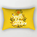 Yellow Geometric Cushion 30x50 Pillowcase for Living Room Sofa and Bed - Axyaa Home