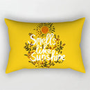 Yellow Geometric Cushion 30x50 Pillowcase for Living Room Sofa and Bed - Axyaa Home