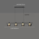 Axyaa Glass Chandelier Dining Room Pendant Lights Ceiling Lamps - Indoor Fancy Lighting