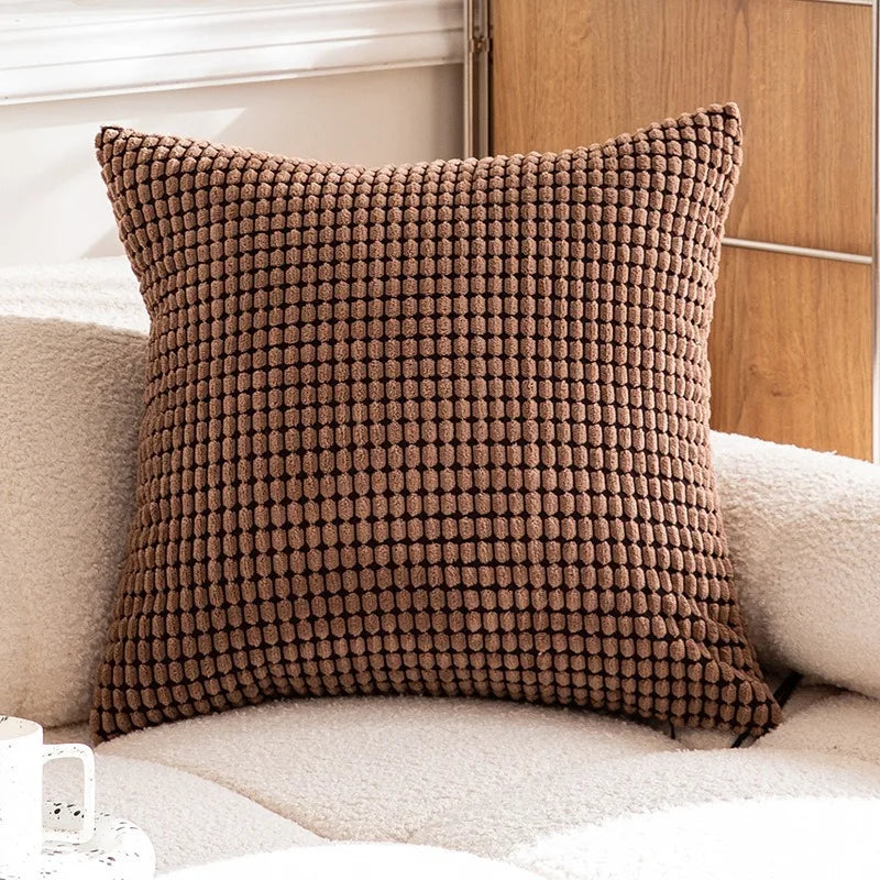 Decorative Square Pillow Cover, Axyaa Brand, Contemporary Style, 45x45CM Throw Pillow Cover