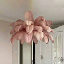 Axyaa Modern Nordic LED Ostrich Feather Ceiling Chandelier