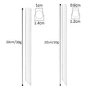 Axyaa Glass Straws: Straight Boba Bubble Tea Milk Smoothies Bar Accessories