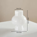 Axyaa Glass Vase: Elegant Minimalist Art Home Decor Piece