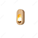 Axyaa LED Wooden Wall Lamp for Modern European Interior Lighting