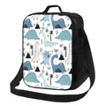 Axyaa Dino Insulated Lunch Bag - Portable Thermal Bento Tote for Kids, Boys, Girls