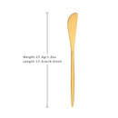 Axyaa Stainless Steel Mirror Gold Multi-purpose Butter Knife Set