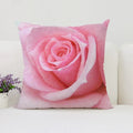 Axyaa Rose Flowers Decorative Pillow Cover 45x45 Cushion Cover Cases Home Decoration