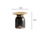 Axyaa Ceramic Vase Candlestick Golden Tray Flower Arrangement Home Decoration Plant Pot